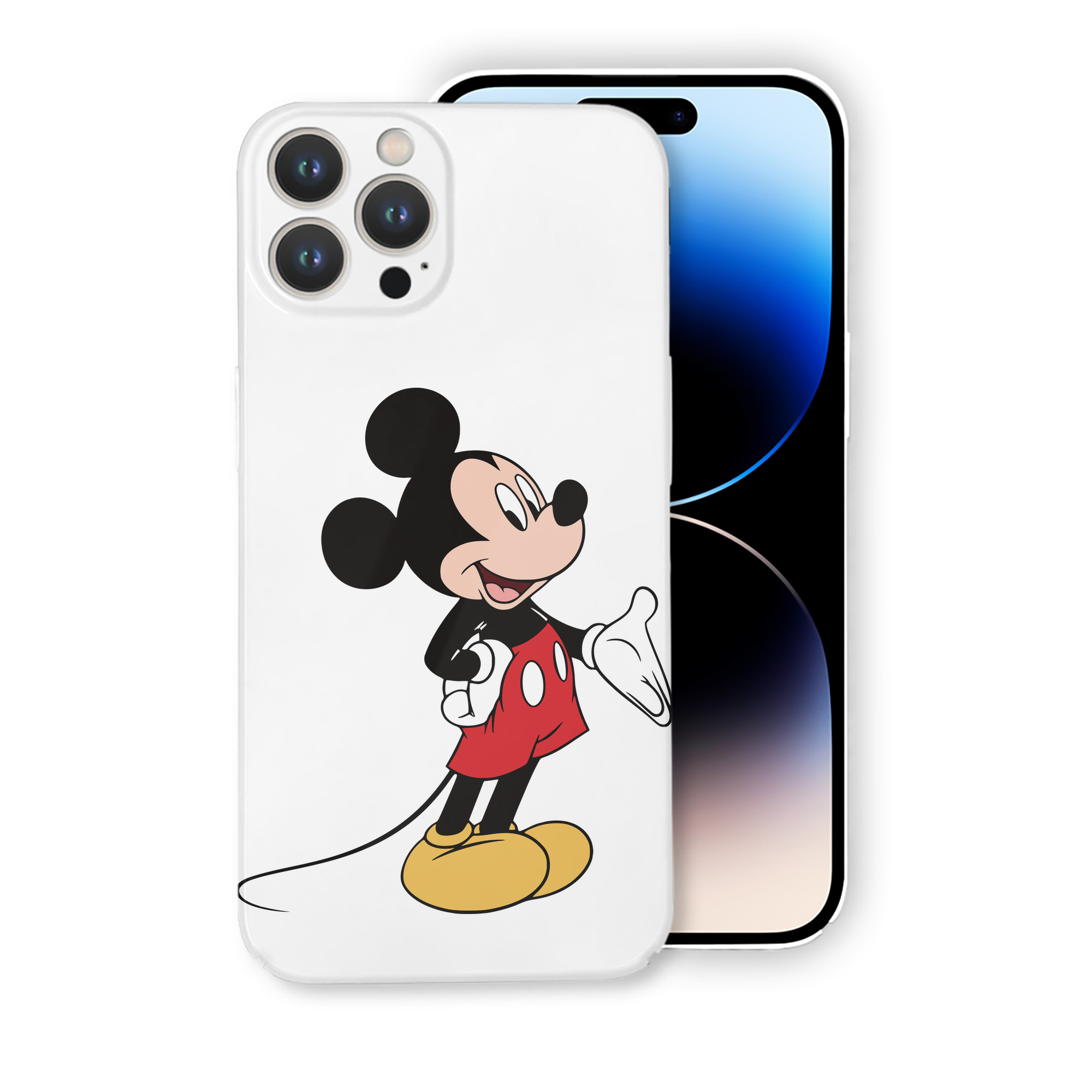 （画像用） ミッキーマウス Mickey Mouse 【iPhone 14シリーズ対応】ハードケース